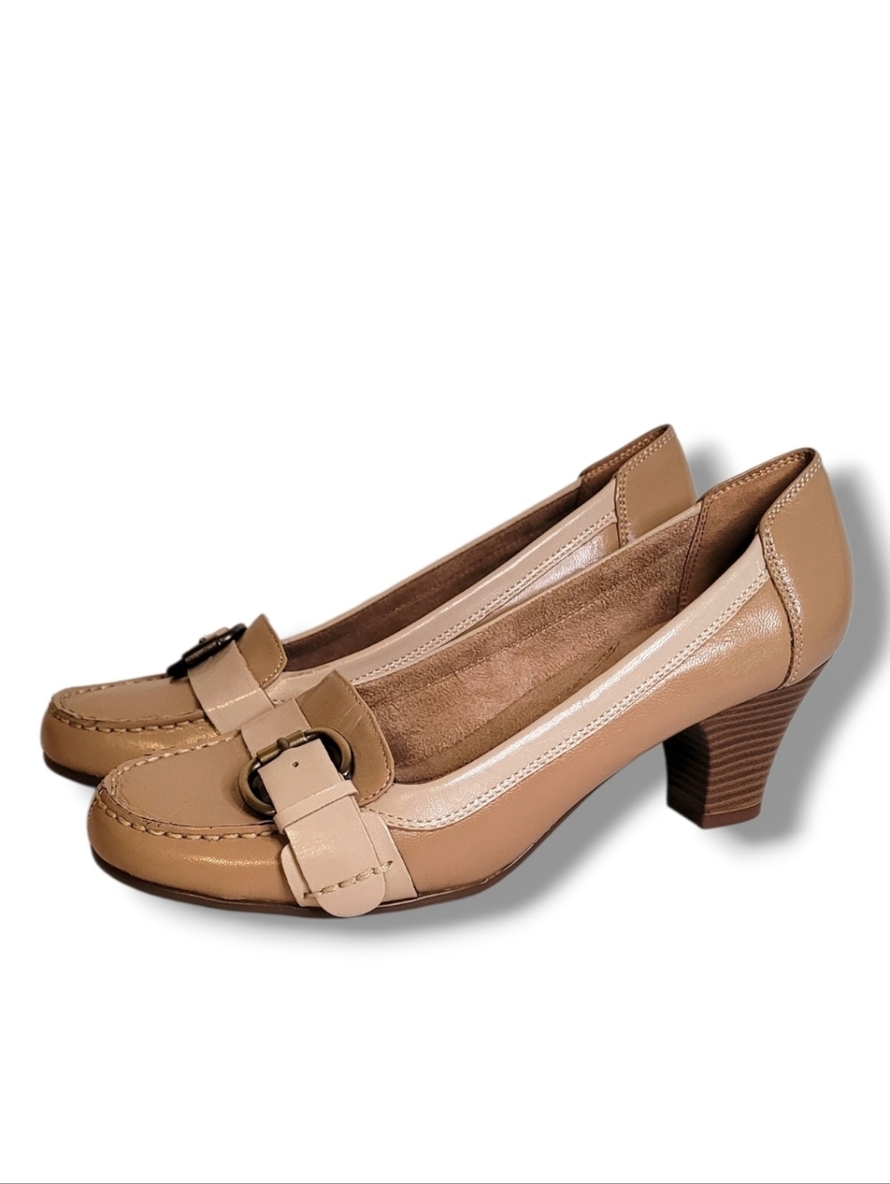 Aerosoles Heelrest Leather Pumps Size 10